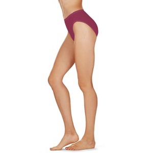 Memoi Ladies Combed Cotton Basic Brief Underwear 3-Pack - 1 of 4