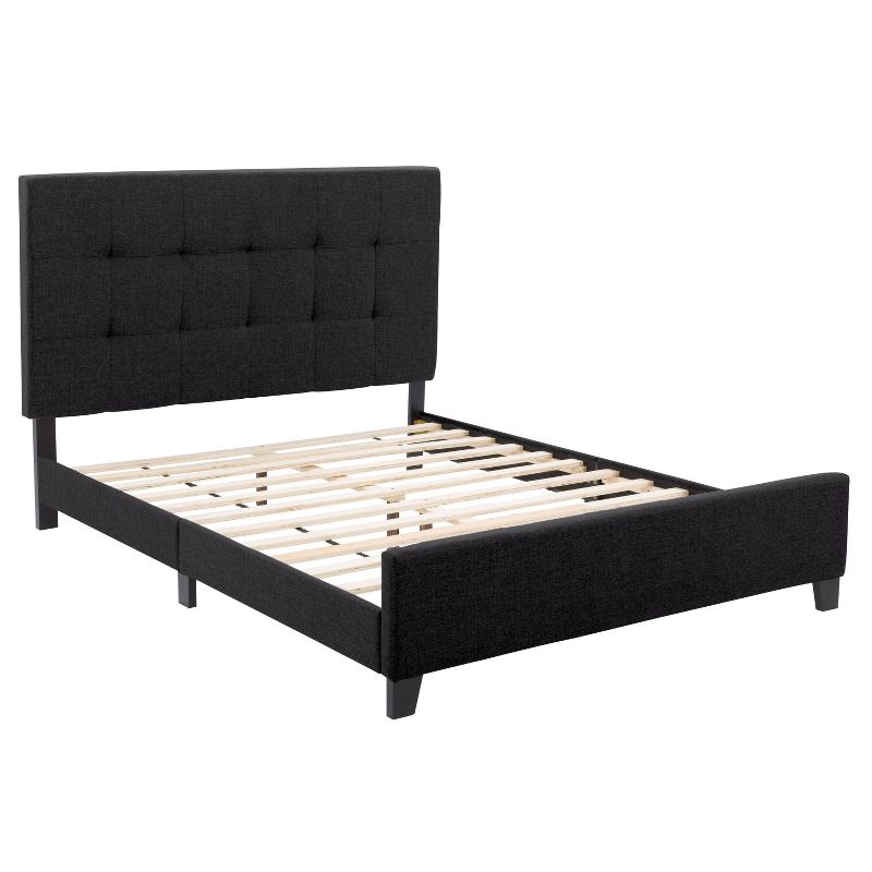 Ellery Fabric Tufted Bed - CorLiving, 4 of 11