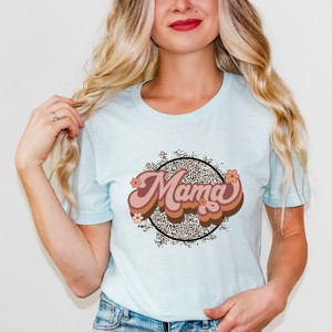 Simply Sage Market Mama Leopard Circle Short Sleeve Tee - 1 of 4