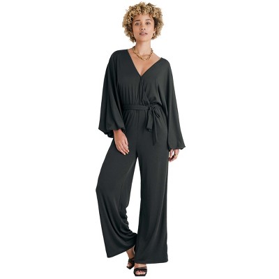 VENUS Womens Volume Sleeve Detail Jumpsuit