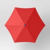 9' Round Solar Outdoor Patio Market Umbrella with Black Pole - Threshold™ - 4 of 4