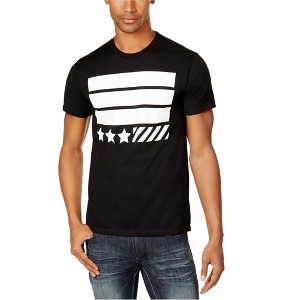 I.N.C International Concepts Mens Flag Graphic T-Shirt, Black, Medium - 1 of 1