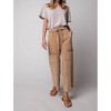 Women's More Than Enough Mineral Wash Pants - Easel - 2 of 4