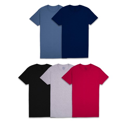 Fruit Of The Loom Men's Crew Neck 5pk - Colors May Vary :