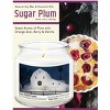 Courtside Market Christmas Night Sugar Plum 12.8oz Soy Wax Candle Glass Jar with Brushed Silver Metal Lid - 3 of 3