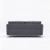 80" Yuina Sofa Gray Linen - Acme Furniture: Chrome Metal Legs, Pocket Coil Seat, Wood Frame - 4 of 4