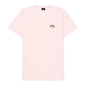 Dalix Cappuccino Embroidered Cotton Relaxed Boxy Fit Short Sleeve Crewneck Tee Shirt Mens - 1 of 4