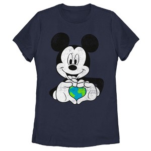 Women's Mickey & Friends Love the World T-Shirt - 1 of 4