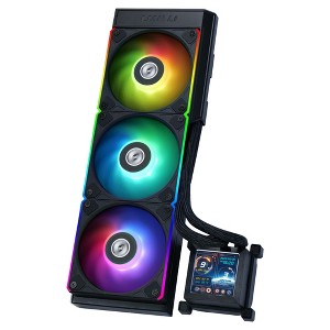 Lian Li Hydroshift LCD 360R AIO CPU Cooler - 2.88 inch LCD Screen, 480x480 Resolution - Black - 1 of 1