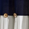 Lush Decor Linen Button Window Curtain Panel - 3 of 4