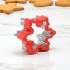 Unique Bargains Biscuit Cutter Medium Snowflake Cookie Cutter Hand Washable Stainless Steel Plastic 2.8"x3.2"1.6" 1Pcs - 2 of 4