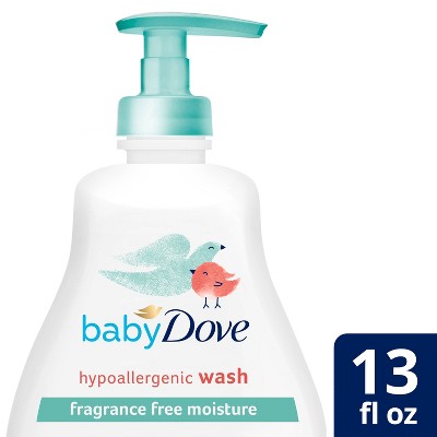 Image of Baby Dove Sensitive Moisture Tip-to-Toe Fragrance-Free Wash - 13 fl oz