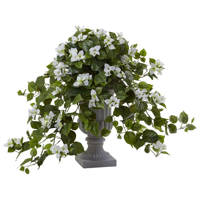Nearly Natural 27-in Bougainvillea with Decorative Urn, 1 of 4