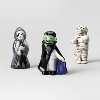3pc Halloween Ceramic Mantle Character Decorative Accent Set - Hyde and EEK! Boutique™