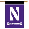 Briarwood Lane Northwestern University NCAA Licensed House Flag 28" x 40" - 2 of 4
