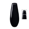 Hastings Home Handcrafted 22" Tall Decorative Bamboo Tear Drop Floor Vase for Silk Plants, Flowers, and Filler Décor - Black - 4 of 4