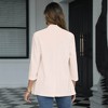 Clearlove Women's Casual Open Front Blazers Shawl Lapel Ruched Long Sleeve Office Lightweight Blazer Jackets with Pockets - 4 of 4