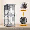 Gulches Large Cat House Outdoor Catio Cat Enclosures on Wheels,70.9" Kitty House with Upgraded Resting Box Waterproof Roof - 4 of 4