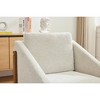 PAGED Modern Accent Chair, Living Room Chair with Armrests and Wooden Frame, Reading Chair for Bedroom, Living Room Furniture - 3 of 4