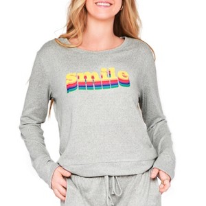 Hello Mello Women’s Best Day Ever Lounge Pajama Top - 1 of 4