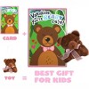 Joyfy 28 Pcs Valentines Day Gifts Cards with Animal Plush Toy KeyChain for Kids, Fidget Toy for Valentine's Party Favor and Classroom Exchange Gifts - 2 of 4