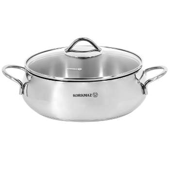 KitchenAid Casserole with Lid, 4 Quart, Brushed Stainless Steel