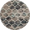 Unique Loom Trellis Frieze Rounded Trellis Indoor Woven Area Rug - 2 of 4