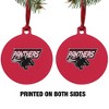 Clark Atlanta University Primary Logo Aluminum Holiday Christmas Tree Ornament  3.0" (7.6 cm) x 3.37" (8.6 cm) - 2 of 4