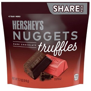 HERSHEY'S Truffles Candy Share Pack Dark Chocolate 7.7 oz - 1 of 3