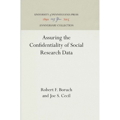 Assuring the Confidentiality of Social Research Data - (Anniversary Collection) by  Robert F Boruch & Joe S Cecil (Hardcover)
