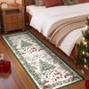 Christmas Area Rug Washable Xmas Holiday Indoor Rug with Non-Slip Backing - 2 of 4
