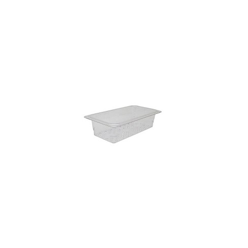 Cambro Camwear 3" Deep Clear Colander (78402) - image 1 of 1