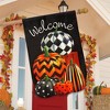 Briarwood Lane Fall House Flag 40x28 For Outdoor Patterned Pumpkin Stack Burlap For Fall House Flag - 4 of 4