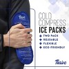 Thrive 2 Pack Reusable Cold Compress Ice Packs for Injury, Soft Touch Gel Ice Pack for Pain Relief & Rehabilitation - 4 of 4