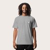 Dalix Ghost Embroidered Relaxed Heavy Soft Cotton T Shirt Mens - 2 of 4