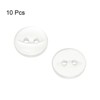 Unique Bargains Round Resin 2-Hole Fish Eye Craft Replacement Sewing Button 10 Pcs - 3 of 4