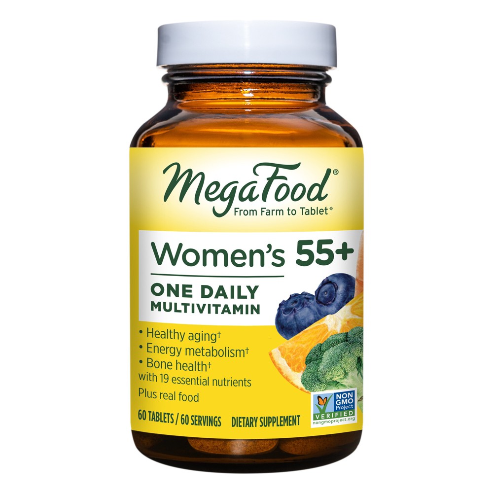 Photos - Vitamins & Minerals MegaFood Womens Multivitamin over 50, Multivitamin for Women over 50, Vege 