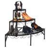 Tangkula Metal Plant Stand Flower Pot Plant Display Holder 3-Tier Rack Perfect for Patio Garden Balcony - 4 of 4