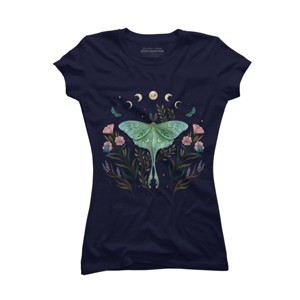 Junior's Design By Humans Luna and Forester By EpisodicDrawing T-Shirt - 1 of 3