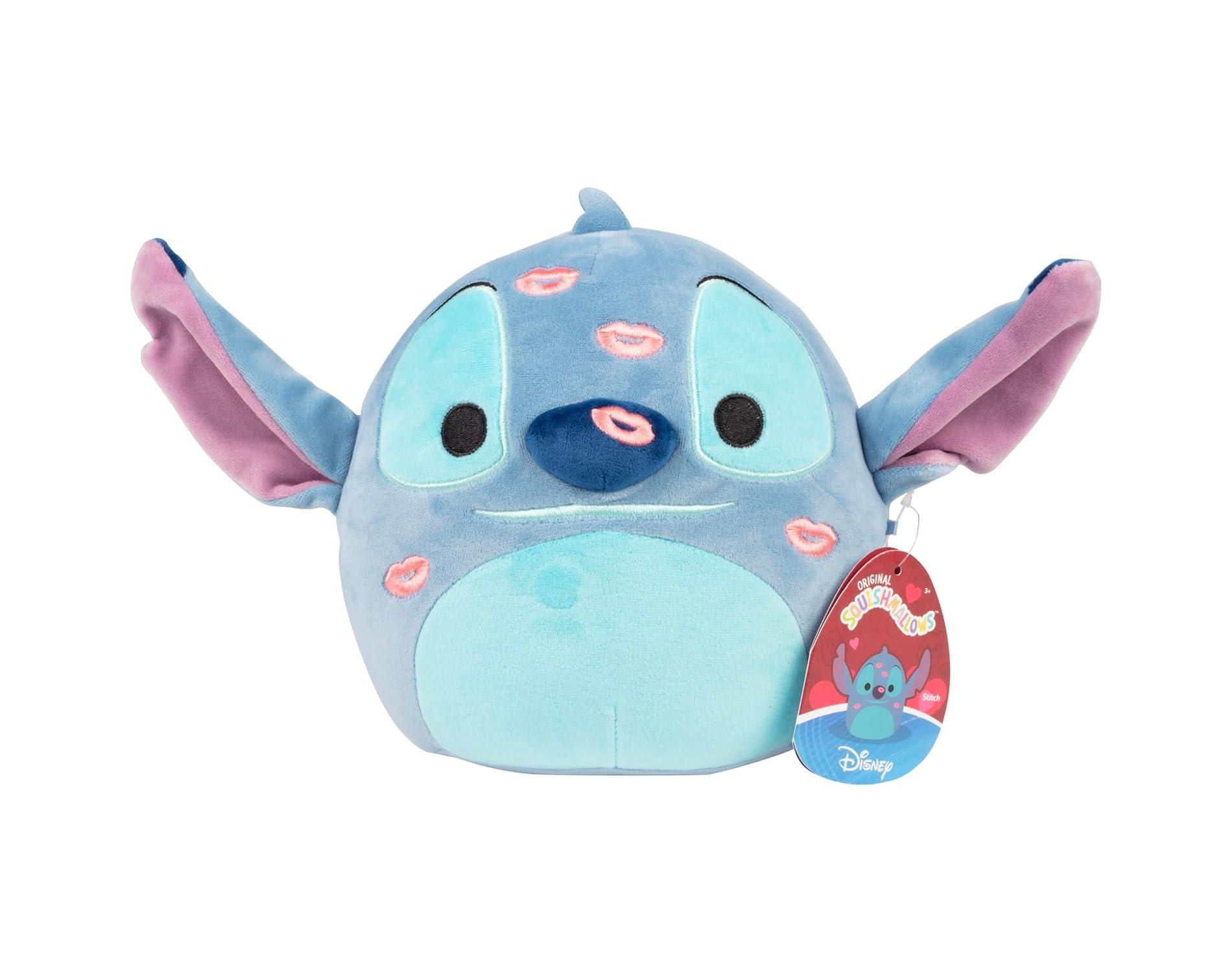Squishmallows 8-Inch Stitch - Official Jazwares Disney Lilo & Stitch Movie Plush - Collectible Soft Squishy Stuffed Animal Toy - Gift for Kids