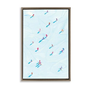 Stupell Industries People on Ski Slopes, 31" x 21" - 1 of 4