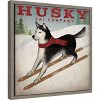 Amanti Art Husky Ski Co by Ryan Fowler Framed Canvas Wall Art - 3 of 4