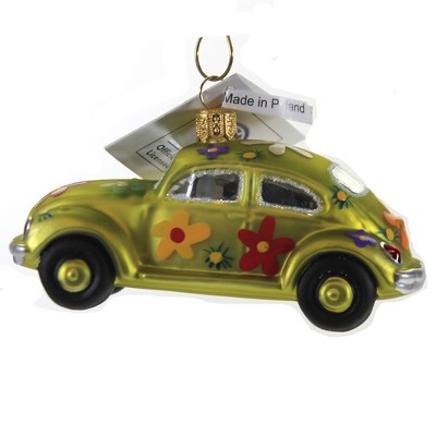 Christina's World 2.0" Flower Power Volkswagen Bug Ornament Vw Love 1970  -  Tree Ornaments