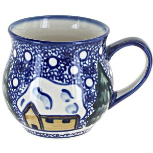 Blue Rose Polish Pottery 14M WR Unikat Bubble Mug - 1 of 1