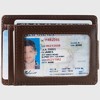 Alpine Swiss Harper Mens RFID Slim Money Clip Front Pocket Wallet Minimalist Leather ID Card Holder - 2 of 4