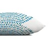 Creative Products Round Blue Dashes 14x20 Indoor / Outdoor Pillow - 4 of 4
