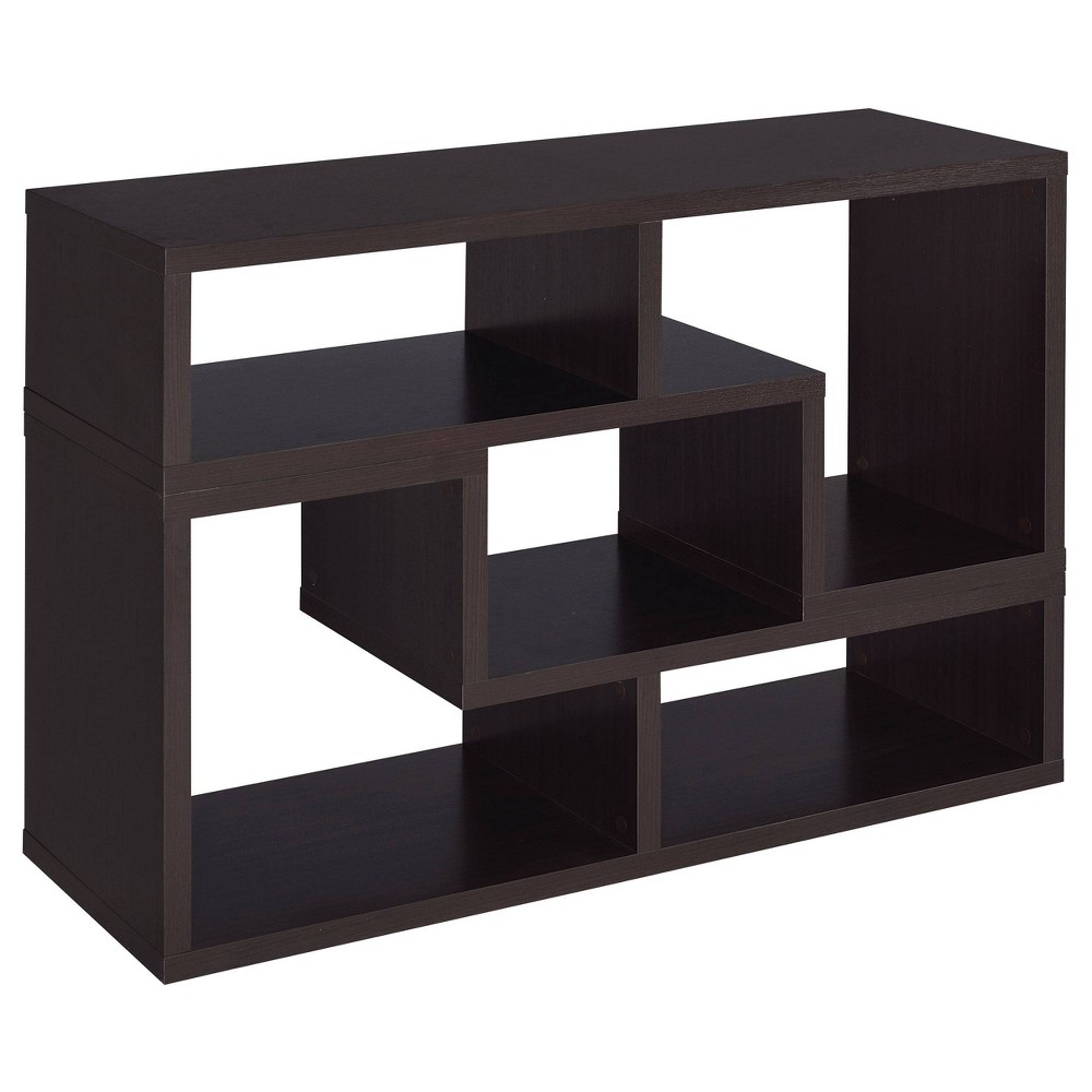 Photos - Mount/Stand 22" Velma 4 Shelf Multipurpose Modular Bookcase TV Stand Cappuccino - Coas