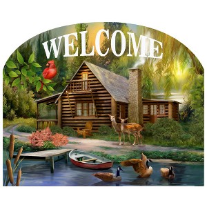 Briarwood Lane Summer Art Sign 8.25x10.25 Lakeside Cabin For Summer Art Sign - 1 of 4