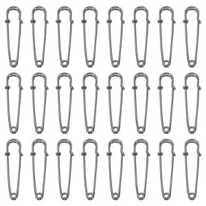 Unique Bargains Metal DIY Blankets Crafts Brooch Making Home Sewing Large Safety Pins 60 Pcs - 1 of 4