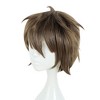 Unique Bargains Women's Wigs 12" Blonde with Wig Cap - 3 of 4